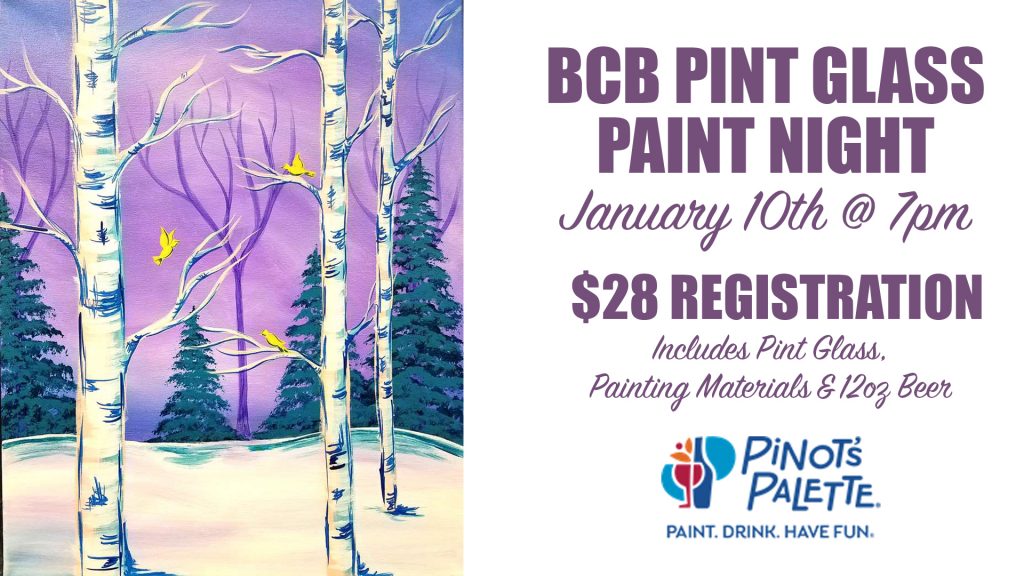 BCB glass painting night, Jan 10th, $28, click picture to register